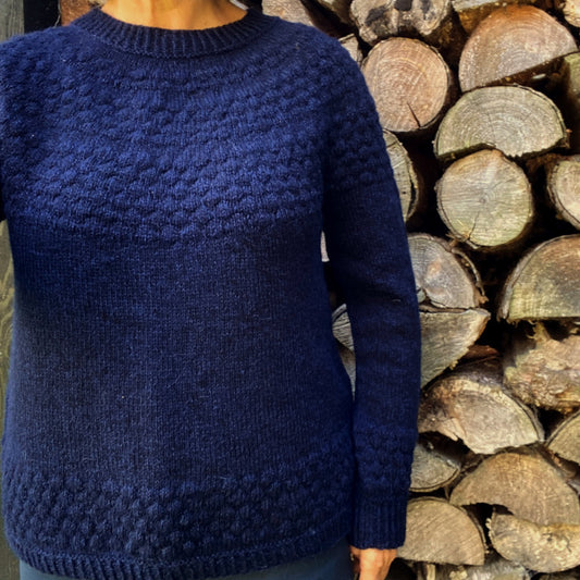 Strikkeopskrift Sømandssweater dame