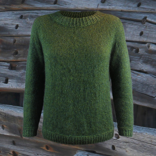 Strikket basisbluse model Enkel