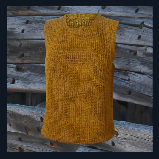 Strikkeopskrift Ragnhilds Slipover Vest