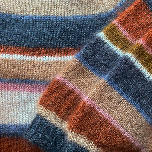 Freestyle Sweater Silk Mohair Strikkeopskrift
