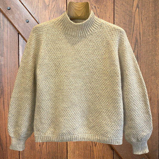 Strikkeopskrift Perle Sweater Klassisk Sweater strikket på pind 4