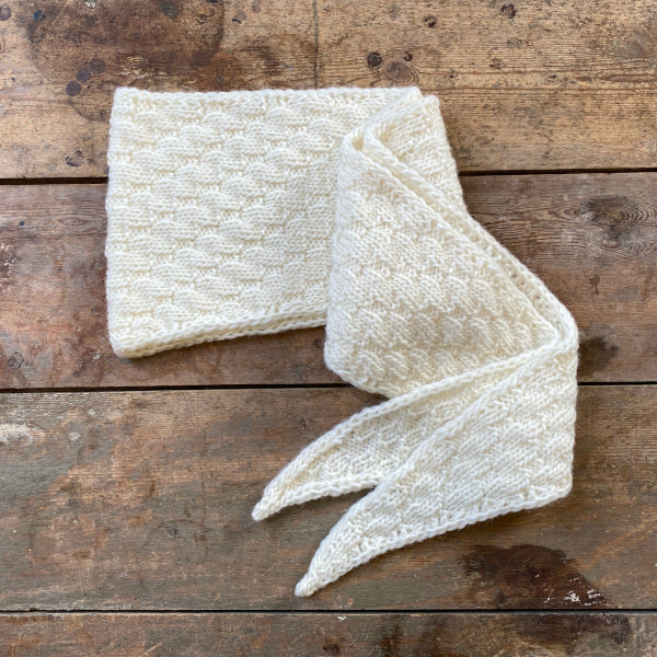 Strikkeopskrift Dorris Tørklæde kort tørklæde scarf Incawool