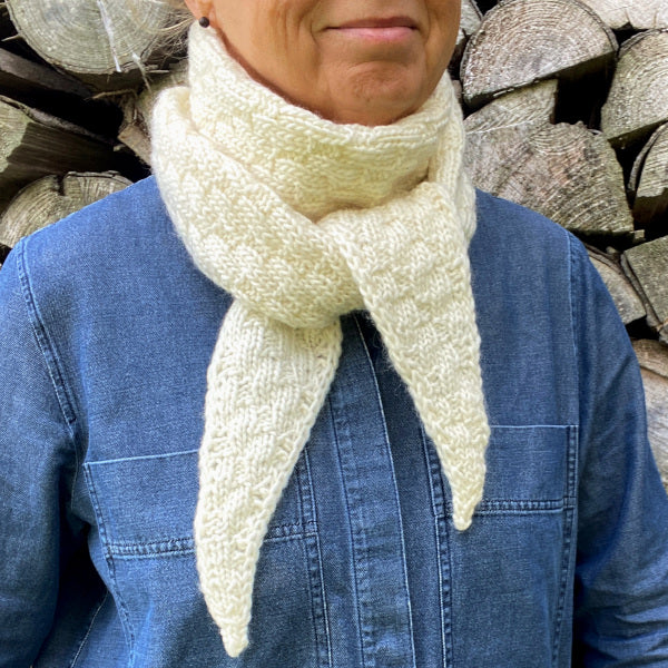 Strikkeopskrift Dorris Tørklæde scarf