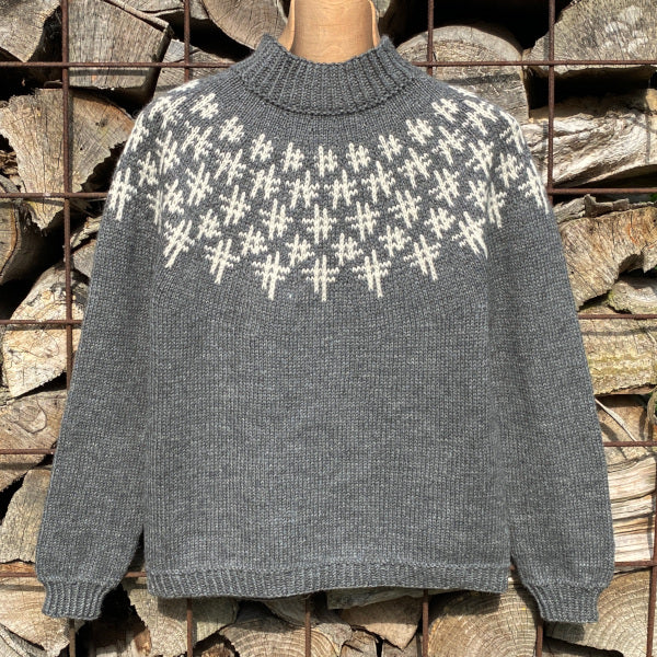 Mønsterstrik Søster Gro sweater