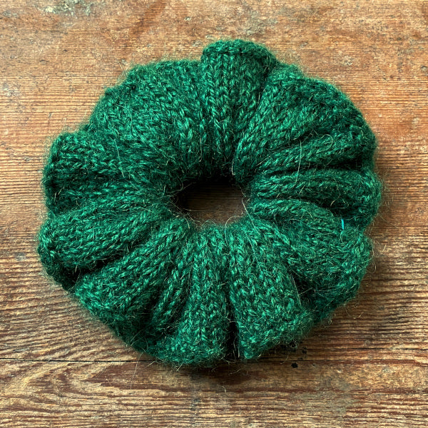 Strikkeopskrift Scrunchie Hårbånd dejlig alpaca