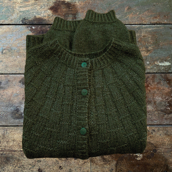 Strikkeopskrift Nethes Trøje Hjerte Fine og Silk Kid Mohair fra Hjertegarn pind 4