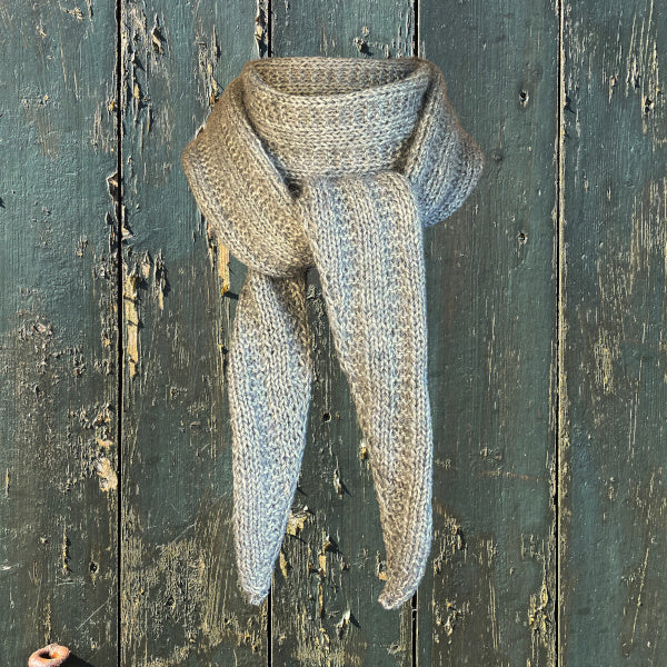Strikkeopskrift Siljes Tørklæde Filcolana kort tørklæde / scarf