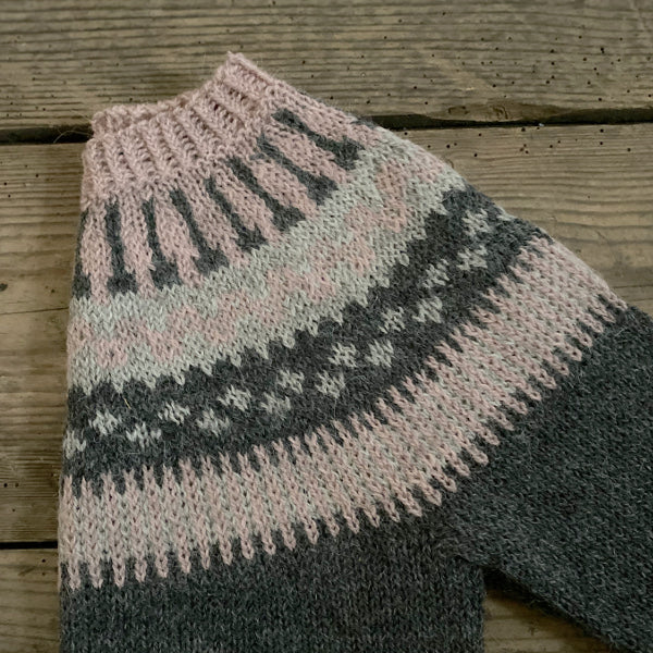 Mønsterstrik Lille Ebbe og Else Alpaca 2