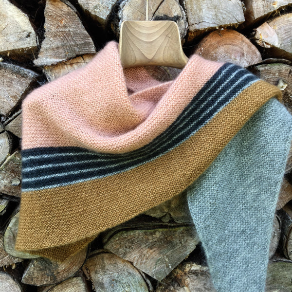 Hanne Larsen Strik Aviajas Tørklæde Silk Mohair
