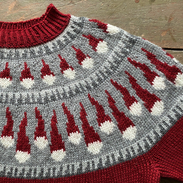 Søster Juliane julebluse strikkeopskrift