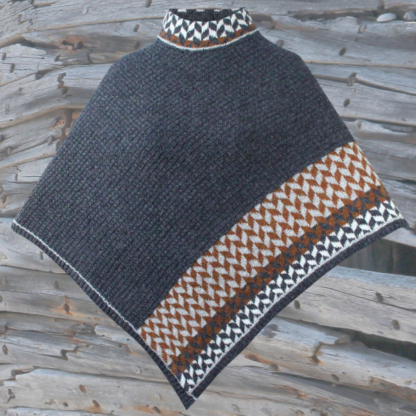 Hanne Larsen Strik Caroline Poncho Supersoft
