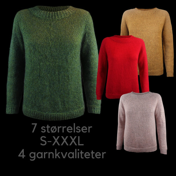 Model Enkel Alpaca strikkeopskrift