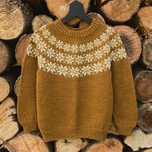 Børnebluse Lille Astrid og Albert Alpaca 2