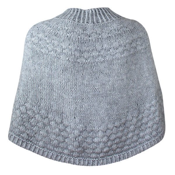 Hanne Larsen Strik - Bobleponcho - Mohair Edition 4eren - Strikkeopskrift