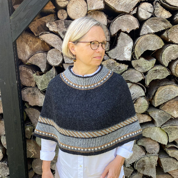 Strikkeopskrift Cape Luna Vilja Grå