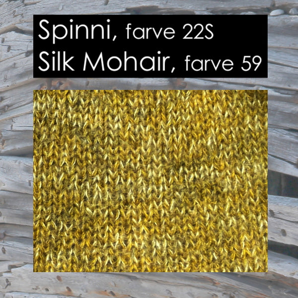 Hanne Larsen Strik - Spinni og Silk Mohair - Strikkeopskrift