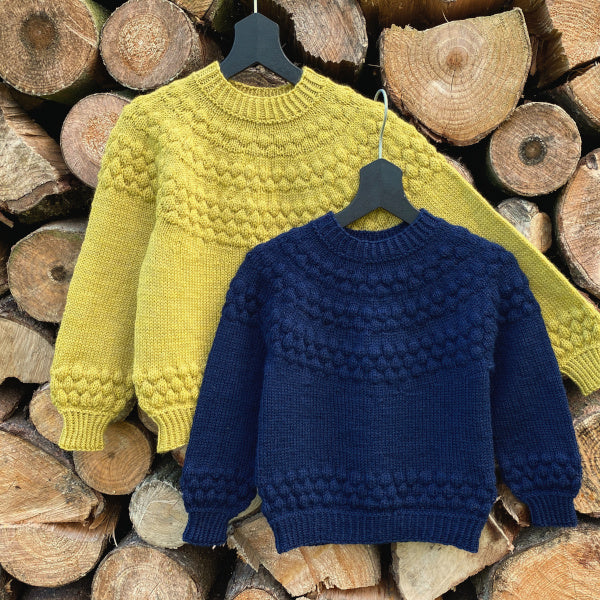 Boble Sweater Børn opskrift