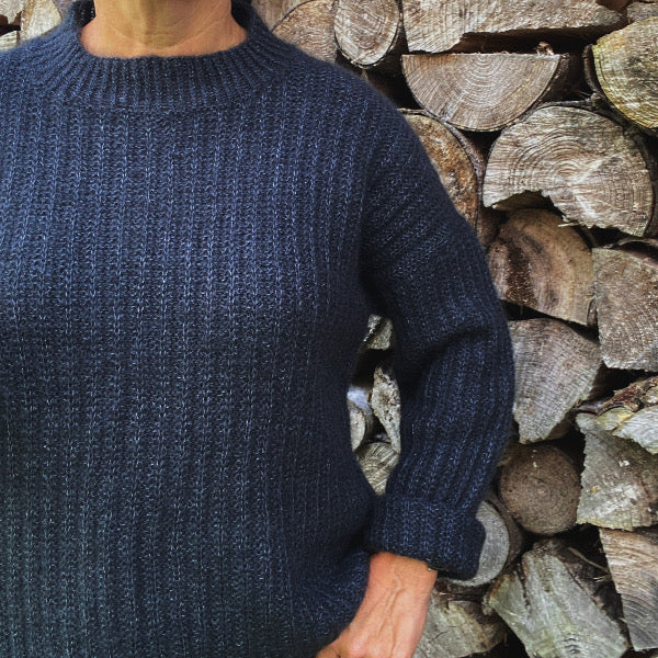 Hanne Larsen Strik Ribstrikket Sweater Isager