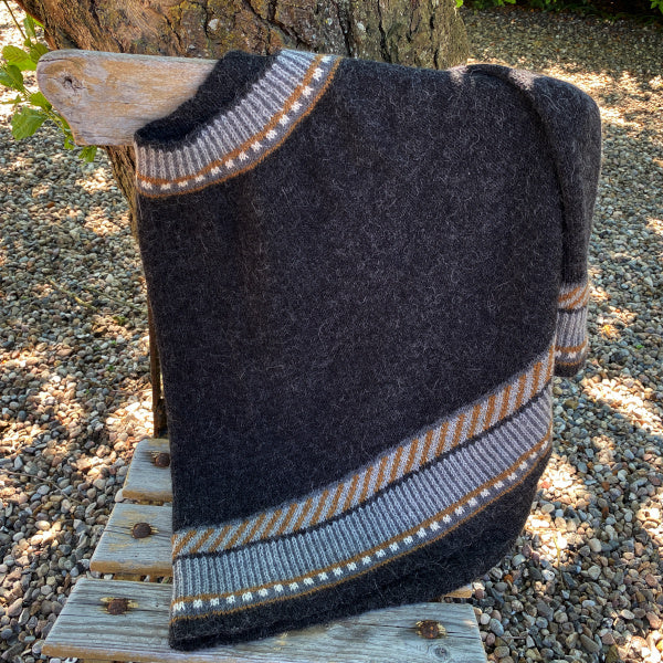 Hanne Larsen Strik Luna Poncho Blød alpaca
