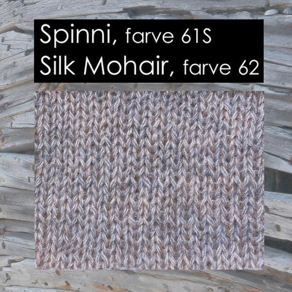 Hanne Larsen Strik - Spinni og Silk Mohair - Strikkeopskrift