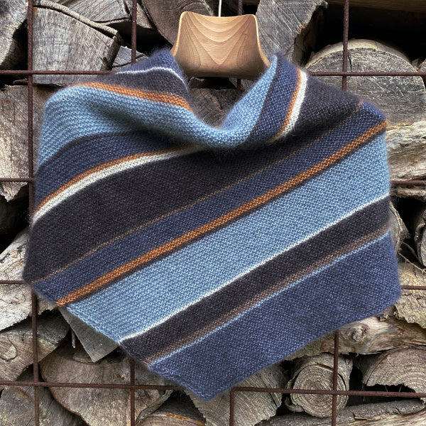 Opskrift Hanne Larsen Strik Noras Tørklæde Silk Mohair