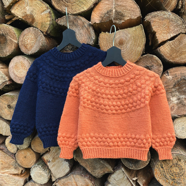 Boble Sweater Børn Hanne Larsen Strik