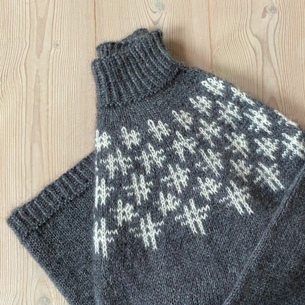Mønsterstrik Søster Gro Alpaca og Silk Mohair
