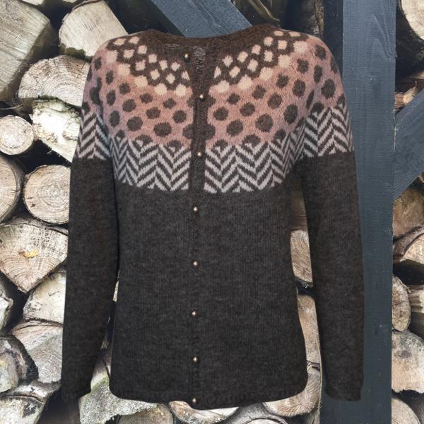 Mønsterstrik Søster Laura Tvinni Cardigan