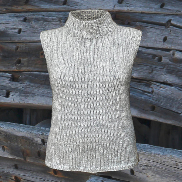 Strikkeopskrift Thyras Slipover vest