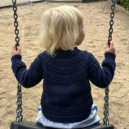 Sømandssweater – nu i blød bomuldsblanding til børn