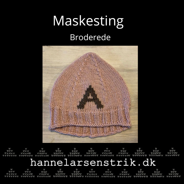 Video-vejledning Broderede maskesting på strik