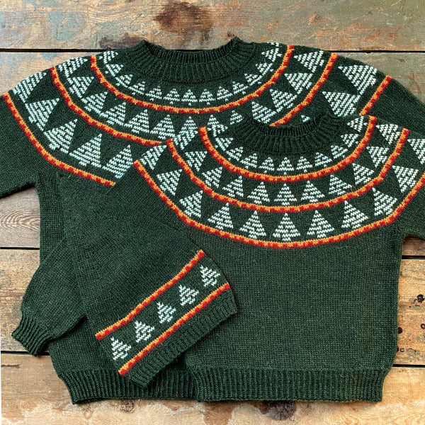 Strikkeopskrift julebluse børn julebluse dame strikket nissehue