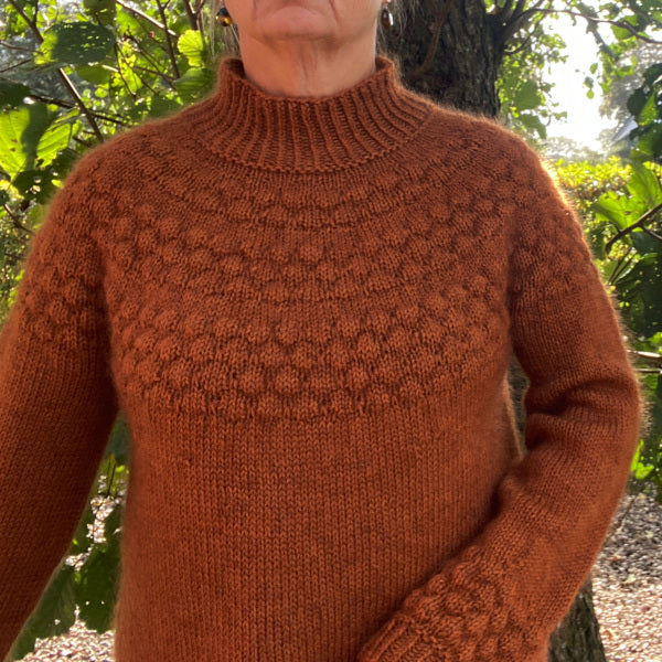 Boble Sweater strikkeopskrift