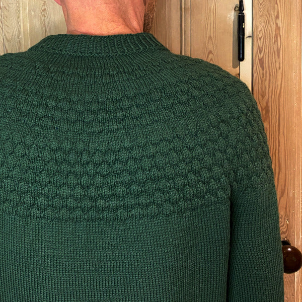 Strikkeopskrift Sømandssweater Herre Boble sweater Filcolana