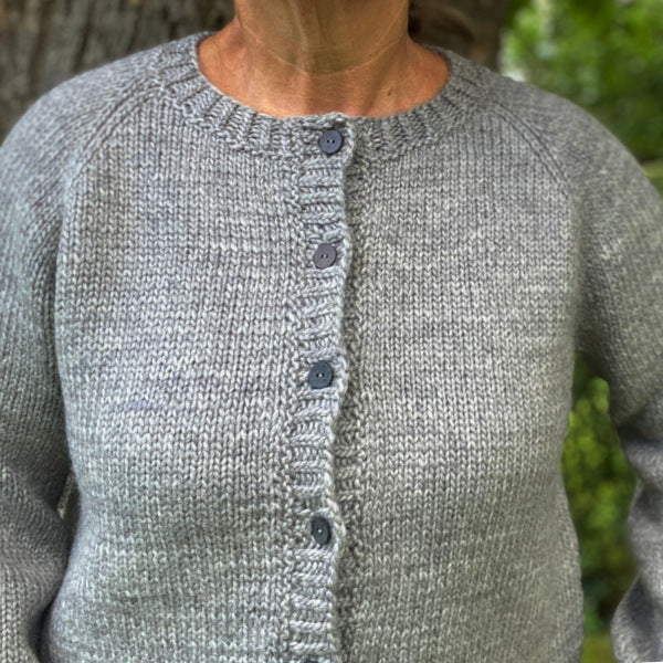 Strikkeopskrift Nannas Trøje chunky cardigan