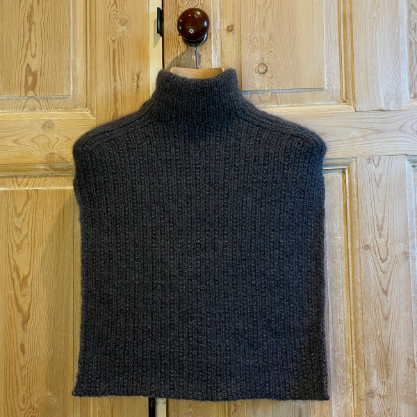 Strikkeopskrift Rachels Poncho blød garn uld og silk mohair