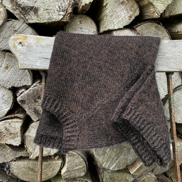 Strikkeopskrift Silje Raglanbluse Bredt ærme damebluse i super lækkert garn Silk Kid Mohair og Tynd alpaca fra Hjertegarn strikket Top Down på pind 3½