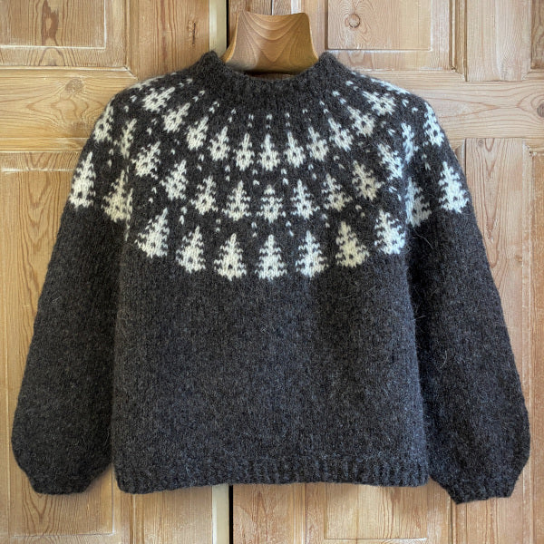 Strikkeopskrift Søster Tanne vamset sweater Børstet Uld