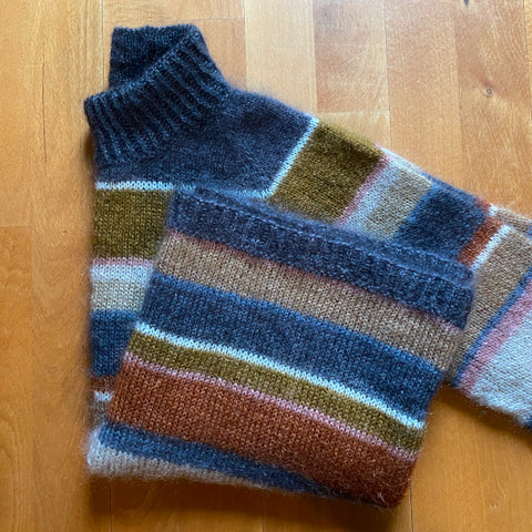 Hanne Larsen Strik - Freestyle Sweater - Silk Mohair - Tilia Filcolana